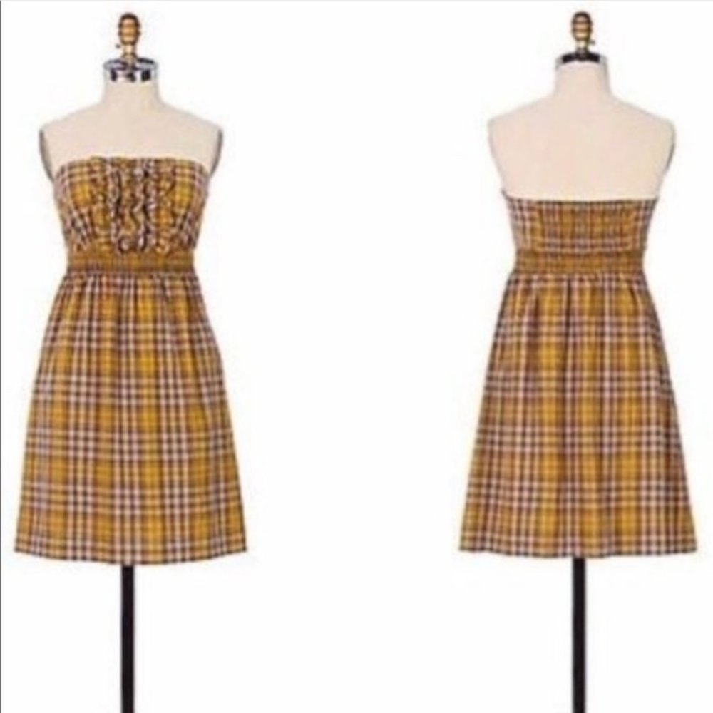 Maeve Pearland Plaid Sleeveless Dress